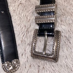 Leather belt